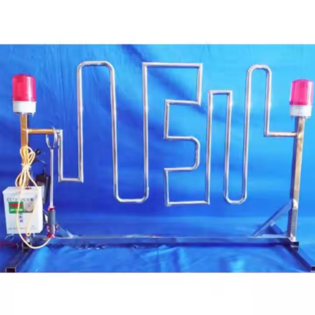 Diy Giant Electric Interactive Challenge Table Top Game Custom Buzz Wire Steady Hand for Amusement Park Reaction Tests Metal