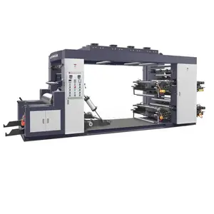 Macchina da stampa flessografica ad alta velocità automatica 4 colori 1400mm per carta Kraft carta termica