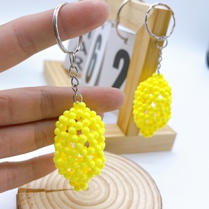 Porte-clés Citron Jaune Créatif et Adorable à Bas Prix, Support de Clés, Cadeau Promotionnel, Breloque de Sac à Main pour Femme - Product Image 3