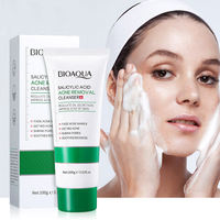 Nettoyant Moussant Visage à l'Acide Salicylique – Anti-Acné, Hydratant, Contrôle du Sébum et Soin Doux pour la Beauté de la Peau