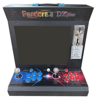 Borne d'Arcade DX Bartop avec Écran de 17 Pouces, 5000 Jeux en 1, Incluant Street Fighter