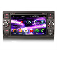 Lecteur multimédia Android 16 pouces noir pour Ford Focus 2005-2008, double DIN, CarPlay, 8 Go, 128 Go, 4G, DSP