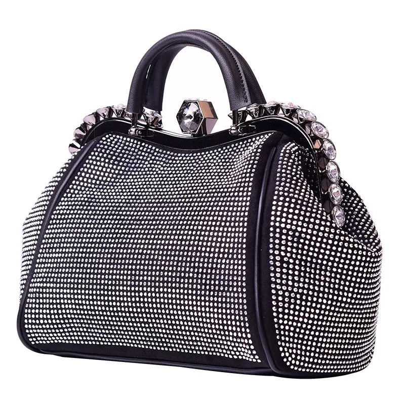 wholesale trendy luxury red leather shoulder handbags for women ladies