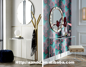 Mesa de Centro Moderna de Acrílico Transparente Personalizada de Fábrica, Mesa de Computadora de Acrílico para Oficina, Muebles de Oficina para el Hogar - Product Image 4