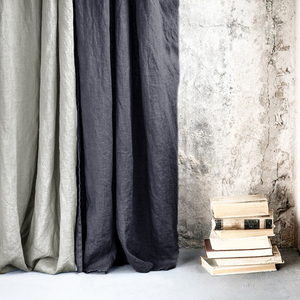 <span class=keywords><strong>Tende</strong></span> Moderne ed Eleganti per Arredamento Casa in 100% Puro Lino Francese Lavato, Ecologiche e Naturali, per Finestre di Camera da Letto/Soggiorno - Product Image 4