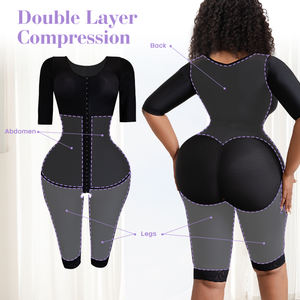 Body pour femme Post Parto Post-partum Body pour femme Gaine de <span class=keywords><strong>ventre</strong></span> <span class=keywords><strong>plat</strong></span> Body Sculpting Faja Body Shaper Colombiana Shapewear pour femme - Product Image 5