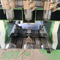 Ludiao — routeur CNC 6090 4 axes, appareil publicitaire avec 3 broches pour bois/pierre, 9060