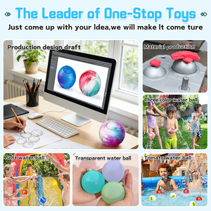 Globos <span class=keywords><strong>de</strong></span> Agua <span class=keywords><strong>de</strong></span> Silicona Reutilizables Personalizados, Autosellantes, Ecológicos, Recargables, para Fiestas en la Piscina, Juegos <span class=keywords><strong>de</strong></span> Playa, <span class=keywords><strong>Bombas</strong></span> <span class=keywords><strong>de</strong></span> Agua Suaves para Niños - Product Image 3