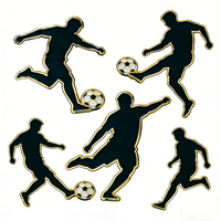 Fabrication de badges en métal personnalisés pour matchs de football, avec émail souple ou dur, pour revers de veste