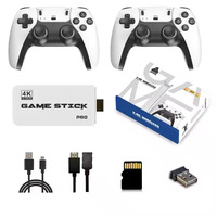 Console de jeu domestique M15 transfrontalière avec manette sans fil, machine de jeu d'arcade rétro haute définition pour deux joueurs, lecteur MP4