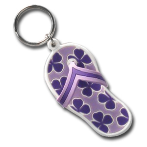 Porte-clés en caoutchouc souple 3D, porte-clés en PVC plastique avec logos personnalisés, porte-clés tendance - Product Image 4