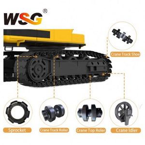 Roues de galets avant pour <span class=keywords><strong>grue</strong></span> <span class=keywords><strong>sur</strong></span> chenilles <span class=keywords><strong>Liebherr</strong></span> LR1350 de 350 tonnes, pièces de rechange pour train de roulement de <span class=keywords><strong>grue</strong></span> de machinerie de construction - Product Image 6