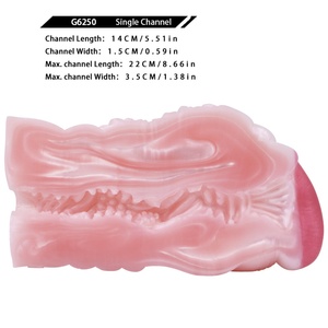 Vagina Artificial de Silicona GEEBA, Masturbador Masculino, Vagina de Gran Tamaño, Canal Único Abierto, Juguete Sexual para Hombres - Product Image 2