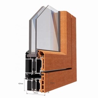 Puertas y Ventanas Fijas de Aleación de Aluminio para Villas Modernas, Vidrio Flotante Insonorizado, Ecológico, Duradero, para Exteriores, Dormitorios y Apartamentos
