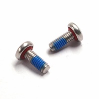 Vis à tête cylindrique Phillips en acier inoxydable M4 M5 M6 M8 avec rondelle d'étanchéité et fixateur de filetage pré-appliqué pour l'automobile OEM en gros