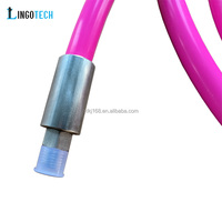 Tuyau d'aspiration en silicone pour autoclave 260°C, ultra-flexible, résistant à l'abrasion, pour l'infusion de composites et le processus d'autoclave aérospatial