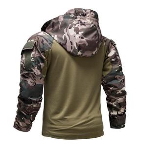 <span class=keywords><strong>T</strong></span>-<span class=keywords><strong>Shirt</strong></span> sportiva da esterno a maniche lunghe oversize ad asciugatura rapida all'ingrosso <span class=keywords><strong>con</strong></span> <span class=keywords><strong>cappuccio</strong></span> <span class=keywords><strong>T</strong></span>-<span class=keywords><strong>Shirt</strong></span> mimetica da <span class=keywords><strong>uomo</strong></span> <span class=keywords><strong>con</strong></span> Zip a un quarto - Product Image 3