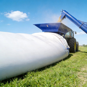 Sac de stockage d'ensilage agricole en polyéthylène blanc et noir, grande capacité, résistant aux UV, pour aliments du bétail et céréales - Product Image 6