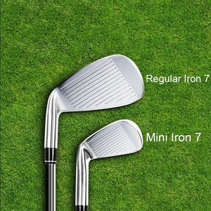 Club de golf d'entraînement personnalisé à manche court pour fer <span class=keywords><strong>7</strong></span>, fers de golf portables pour la pratique sur le driving range, équipement de golf pour débutants - Product Image 3