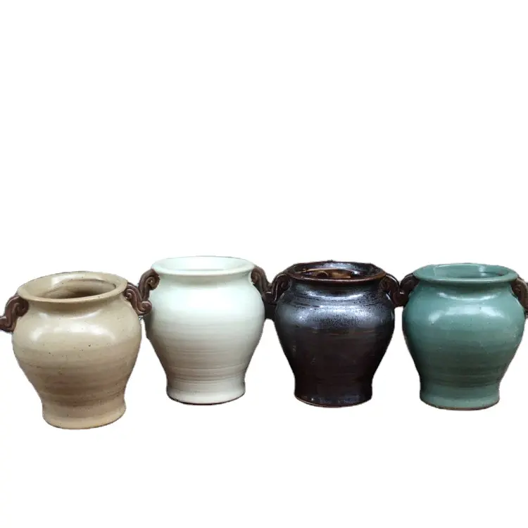 Nuovo design creativo vaso da fiori in porcellana forno piccolo succulento verde vaso per piante in vaso pollice in ceramica mini fioriera giardino decorativo