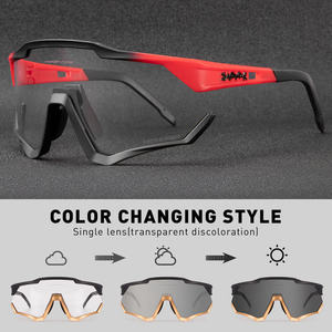 Lunettes <span class=keywords><strong>de</strong></span> cyclisme photochromiques Lunettes <span class=keywords><strong>de</strong></span> cyclisme d'extérieur UV400 Lunettes <span class=keywords><strong>de</strong></span> vélo VTT Lunettes <span class=keywords><strong>de</strong></span> <span class=keywords><strong>sport</strong></span> pour femmes et hommes 4 verres - Product Image 4