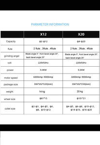 2025 Hot Sale X12 Advanced Precision <strong>End</strong> <strong>Mill</strong> Grinder <strong>Cutting</strong> Edge Technology Advanced Grinding Machine - Product Image 6