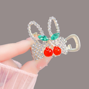 2023 Nueva joyería para el cabello, conjunto de perlas, pinza de cola de caballo alta de diamante, pinza de pelo de Pony mágica fija anticolapso - Product Image 6