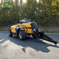 Chariot télescopique chinois de 7m, 10m, 3 tonnes, 5 tonnes avec stabilisateurs et roues, type araignée, pour le chargement de conteneurs