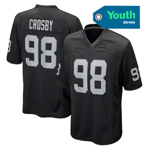 新シーズンユース卸売ラスベガスジャージー<span class=keywords><strong>2</strong></span> # Ashton Jeanty 98 # Crosby 89 # Bowers 34 # acksonVP限定ステッチジャージー - Product Image 5