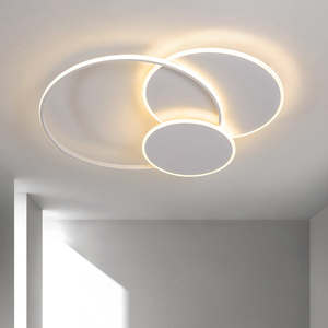 Recién llegado, luces led cuadradas montadas en superficie, sala de estar, dormitorio, lámpara de techo circular ultrafina moderna - Product Image 6