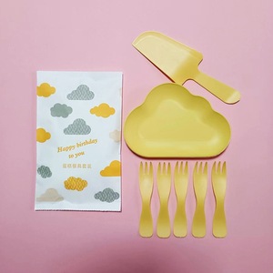 Set di Posate Monouso per Torte in Plastica Colorata, Forchette e Coltelli per Feste di Compleanno, Vendita Diretta - Product Image 6