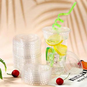 Vaso de Plástico Desechable Personalizado al por Mayor, Calibre 89mm, Forma de U, PET Transparente para Té de Burbujas, Bebidas Boba - Product Image 3