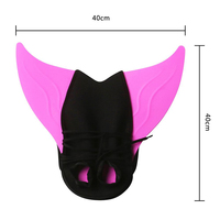 Boost d'économie de main-d 'œuvre enfants taille 32 à 36 couleur lame mono fusée fin fun queues sirène queues natation jeunes palmes nager