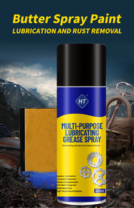 Grasa Lubricante Multiusos en <span class=keywords><strong>Aerosol</strong></span> HT 450ml, Aceite Penetrante Antioxidante para Cadenas y Rodamientos, Lubricante para Mantenimiento de Vehículos - Product Image 4