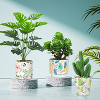 Yicai – Simulation de Pot de fleur personnalisé, Pot de jardinière Ome, ornements de décoration de bureau pour la maison