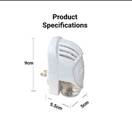 Diffuseur d'aromathérapie pour voiture, désodorisant, purificateur d'air avec évaporation naturelle, prise électrique standard britannique