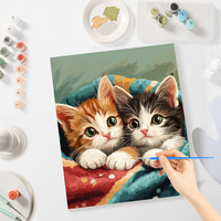 CHENISTORY Peinture par numéros moderne pour adultes, kits de peinture par numéros pour débutants, pour la décoration de la maison