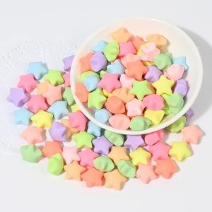 100件/包杏柔彩色迷你平背卡通明星树脂护身符，用于粘液手机套钥匙扣工艺品装饰 - Product Image 3