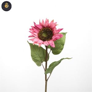 Usine de <span class=keywords><strong>tournesol</strong></span> artificiel en PU, <span class=keywords><strong>tournesol</strong></span> artificiel <span class=keywords><strong>rose</strong></span> de décoration de salle de mariage bon marché, vente en gros - Product Image 3