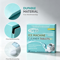 Kit d'entretien complet pour la prévention de la tache de calcaire et le contrôle des odeurs dans les machines à glace modernes – Comprimé nettoyant