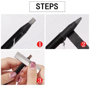Lápiz de <span class=keywords><strong>Cejas</strong></span> Super Natural Hard, Microblading, Tatuaje de <span class=keywords><strong>Cejas</strong></span>, Lápiz de Maquillaje PMU, Lápices de Larga Duración con Cepillo, Efecto Peel Off - Product Image 3