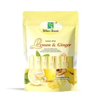 Boisson Herbal Antioxydante Éclaircissante pour la Peau à Marque Blanche avec Ingrédients Naturels Formule Personnalisée Thé Citron Gingembre