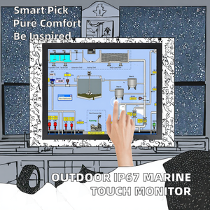 Độ sáng cao 1000nits ngoài trời không thấm nước Màn hình công nghiệp chống cháy nổ <span class=keywords><strong>IP67</strong></span> biển màn hình cảm ứng cho Garmin Sản phẩm mới - Product Image 6