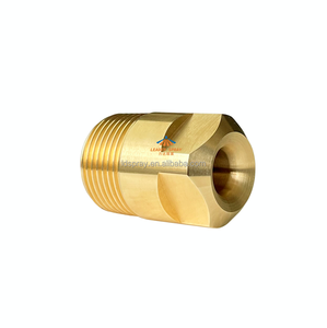 Hhw nón máy bay phản lực đồng thau góc rộng 120 độ đầy đủ hình nón vòi phun 1/8 ", 1/4", 3/8 ", 1/2" Nam chủ đề nước làm mát rửa rắn phun - Product Image 2