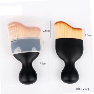 Single Kabuki Body Tan <b>Brush</b> Dense Soft Fiber Custom Logo Face Body Foundation Application Makeup <b>Brush</b> Tool - Product Image 5