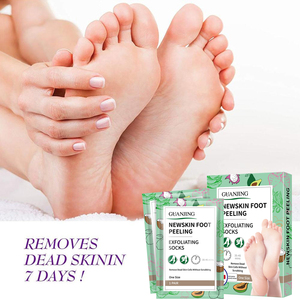 <span class=keywords><strong>Masque</strong></span> exfoliant pour les <span class=keywords><strong>pieds</strong></span> à base de plantes biologiques Guanjing, 2 pièces, <span class=keywords><strong>gommage</strong></span> hydratant, élimine les cellules mortes, pour femmes, approvisionnement OEM - Product Image 2