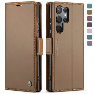 Caseme เคสหนังฝาพับสุดหรูมีขาตั้งสำหรับ A13, เคสโทรศัพท์ A53 A23 A43 A73-<span class=keywords><strong>360</strong></span>องศา - Product Image 1