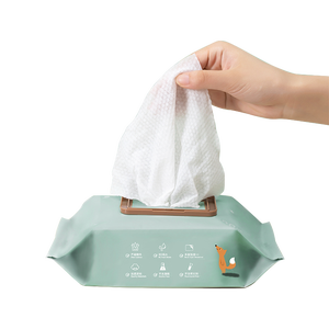 <span class=keywords><strong>Papier</strong></span> de soie humide jetable de 80 feuilles Lingettes humides pour le nettoyage des soins de la peau des bébés Lingettes nettoyantes jetables pour les <span class=keywords><strong>mains</strong></span> - Product Image 1