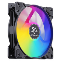 Ventilador de Caja de Ordenador Prism de 120 mm ARGB, Gran Oferta, Precio Bajo, Silencioso, Ventilador de Refrigeración PWM de 5 V, 3 Pines y 4 Pines para PC