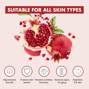 Nhãn hiệu riêng lựu tự nhiên độ ẩm chống lão hóa khuôn mặt da mặt sáng Mặt huyết thanh mặt tinh chất chăm sóc da huyết thanh - Product Image 4